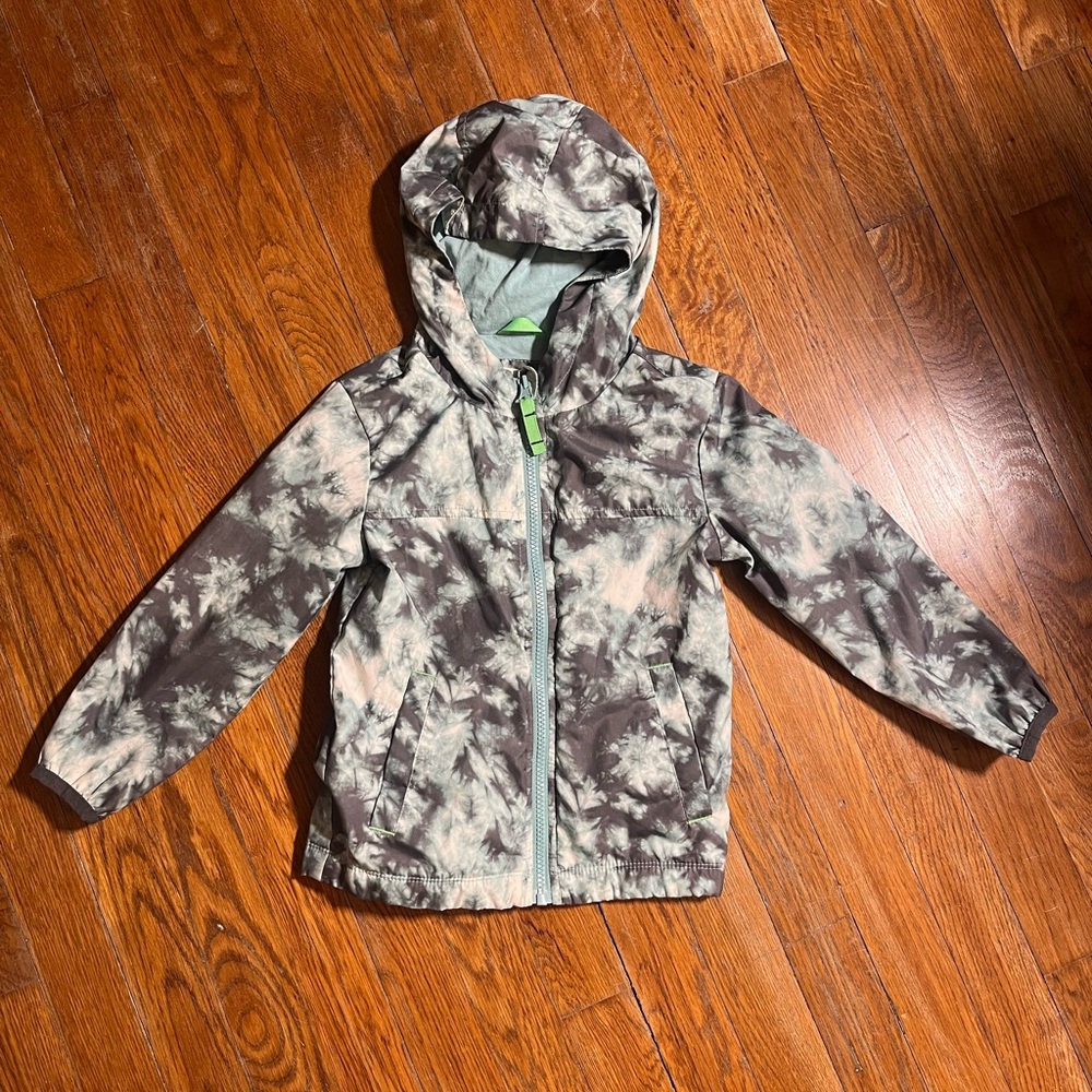 4T tie-dye Cat & Jack rain jacket raincoat  ☔️